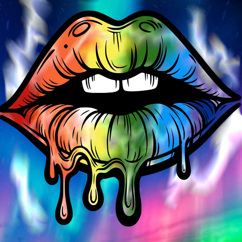 lips that look realistic and drip