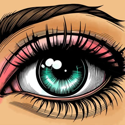 realistic eye