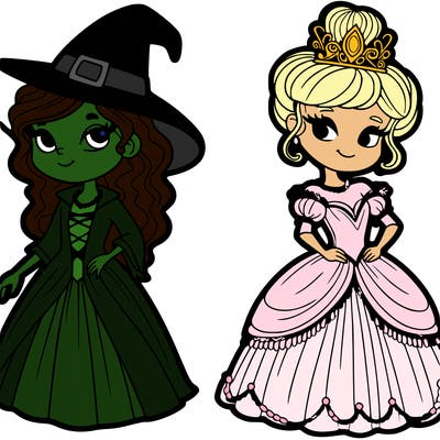 elphaba and glinda