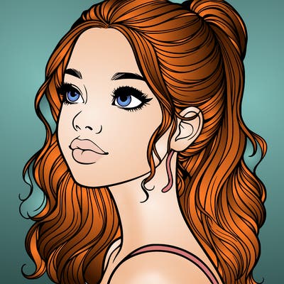 beautiful realistic girl