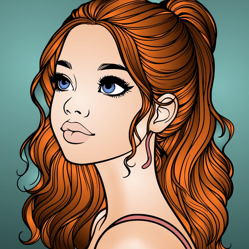 beautiful realistic girl