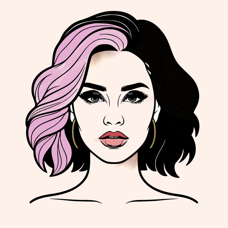 realistic portrait of melanie martinez