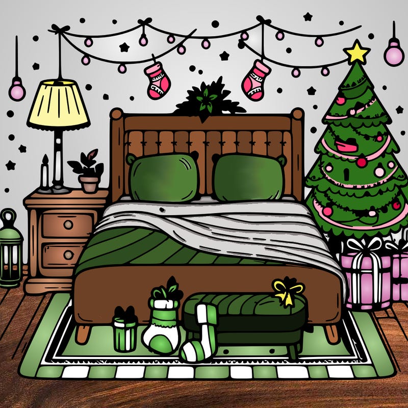 bedroom christmas