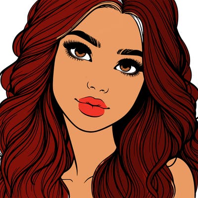 beautiful realistic girl