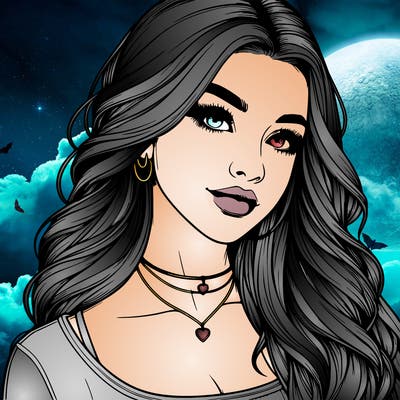 detailed realistic girl