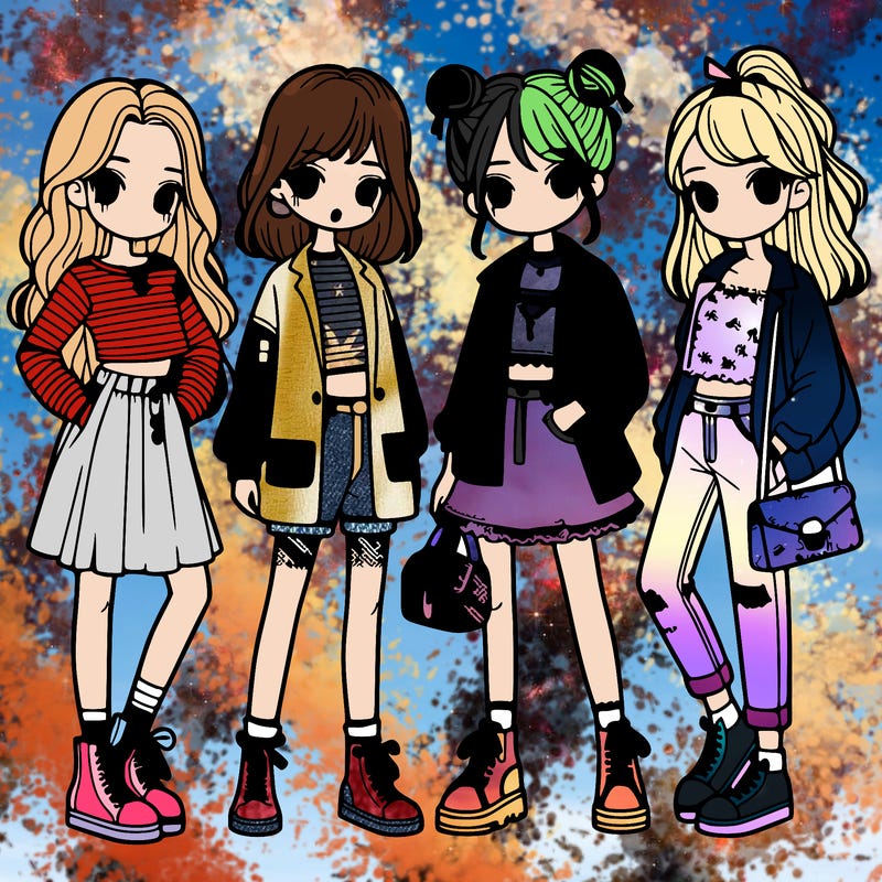 girls with fashion