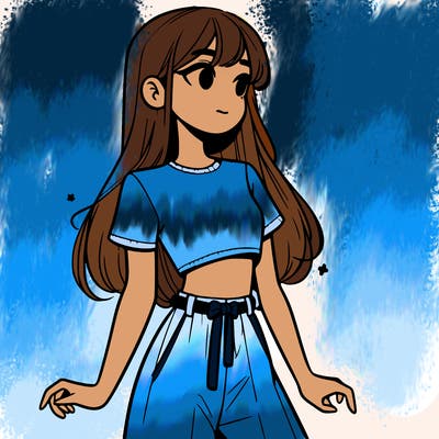 girl in a cute crop top