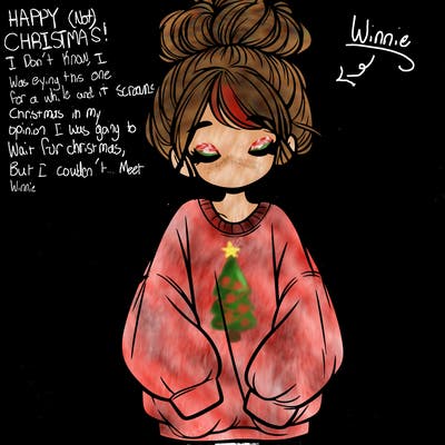 girl with baggy sweatshirt and messy bun