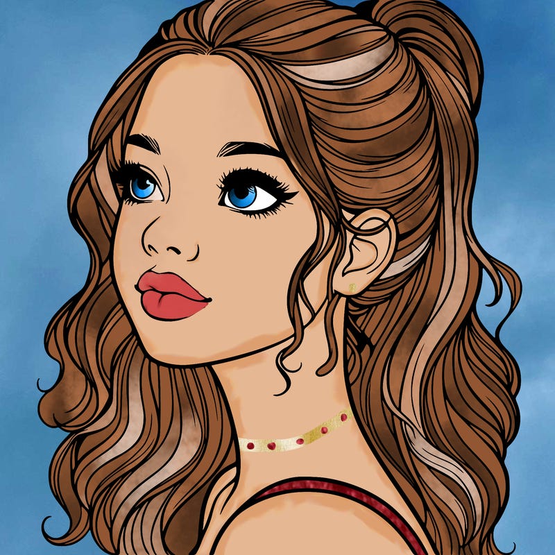 beautiful realistic girl