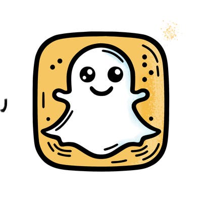 regular snapchat logo