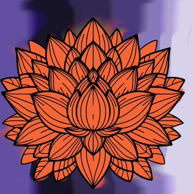 lotus flower mandala