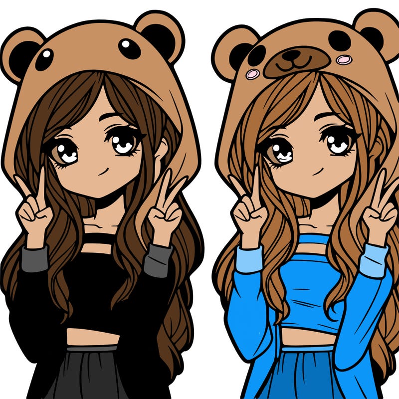 teen girl in animal costume