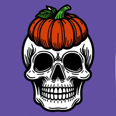 calavera de hallowin