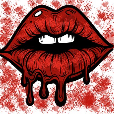 lips that look realistic and drip