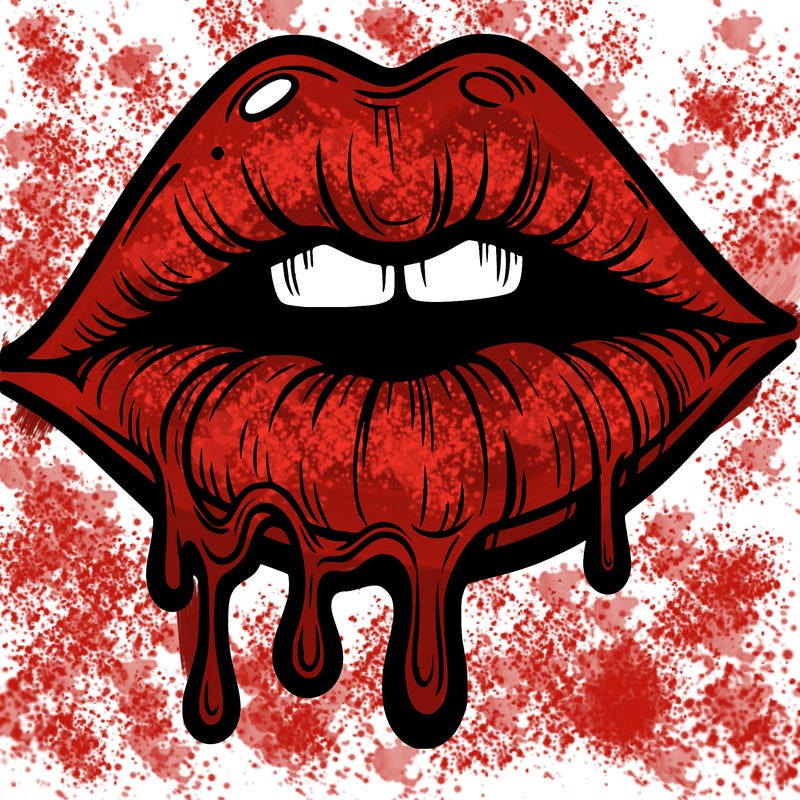 lips that look realistic and drip