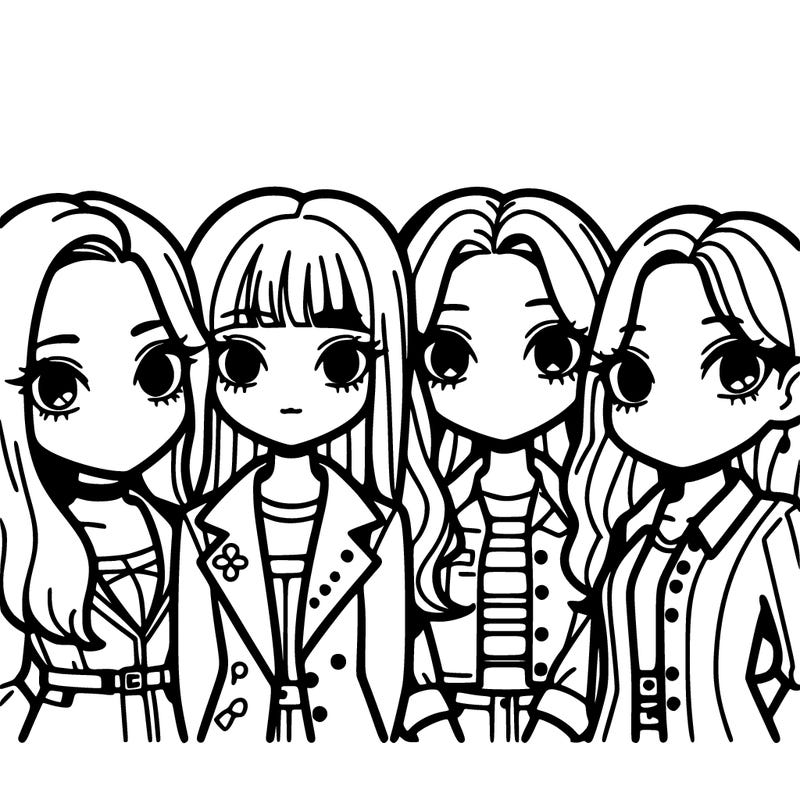 blackpink a girl group kpop 4 girls are in the group lisa jennie rose jisoo