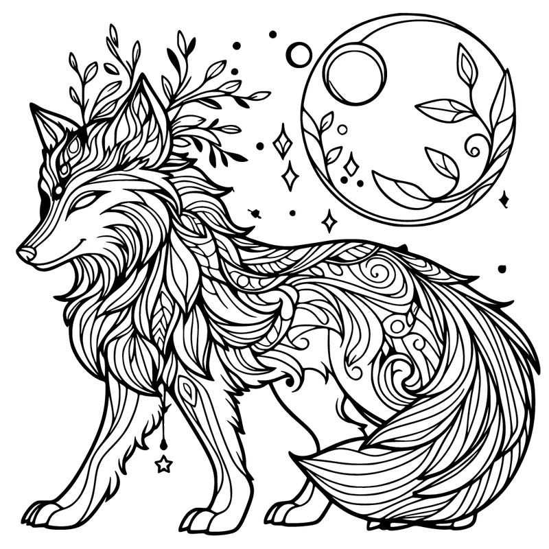 mystical wolf