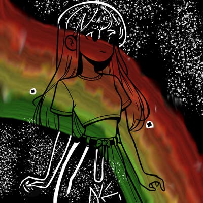 girl in a cute crop top