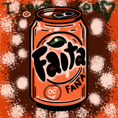 can of fanta