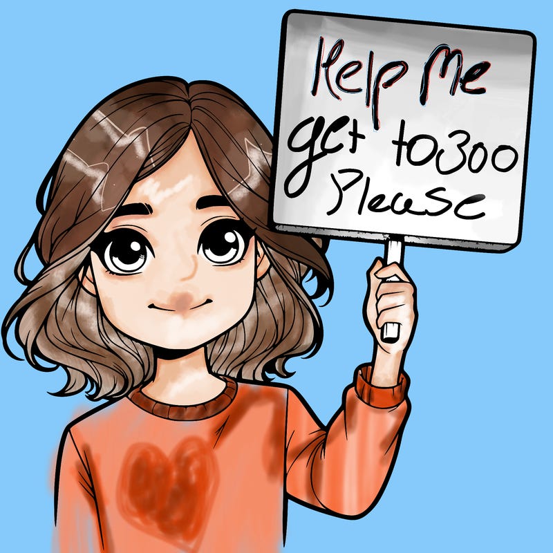 realistic girl holding up a sign