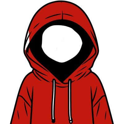 faceless girl in hoodie