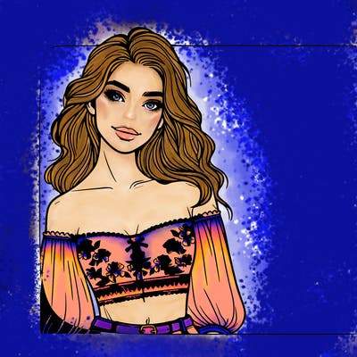 beautiful woman model realistic