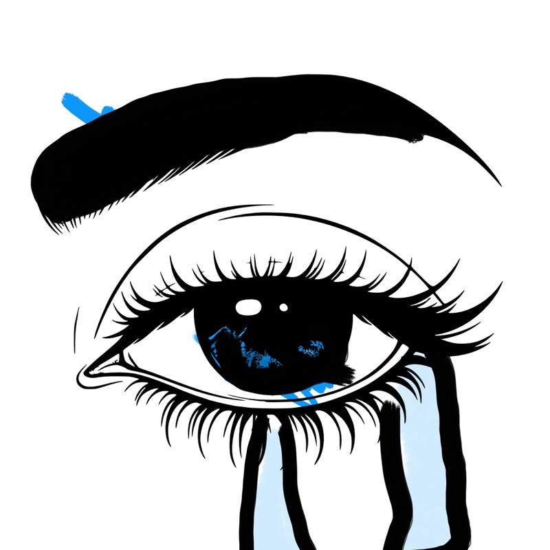 eye closed realistic