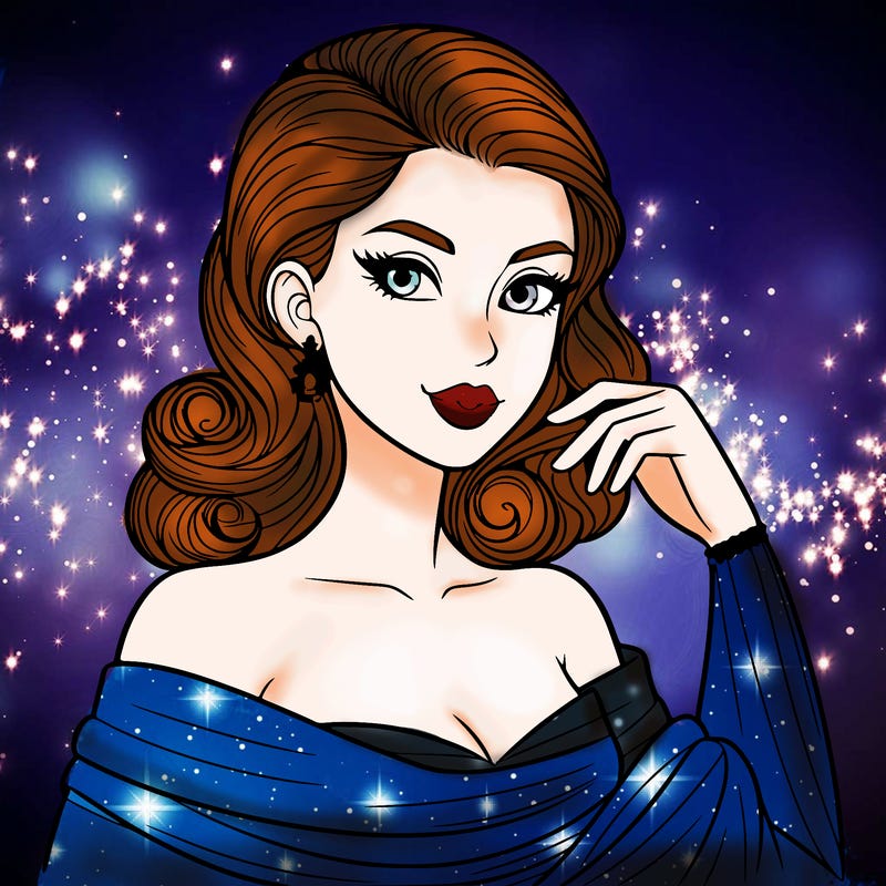an elegant woman