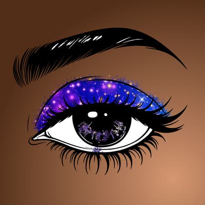 eye closed realistic