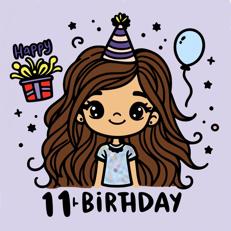11th birthday girl