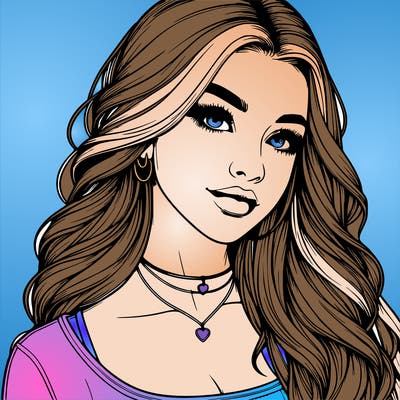 detailed realistic girl