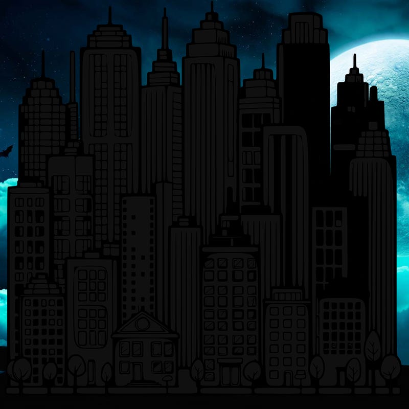 a city with skyscrapers