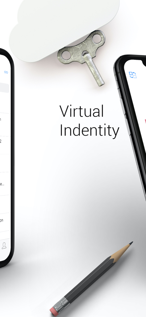UNIMAS Now app screen displaying the virtual identity feature for students and staff.