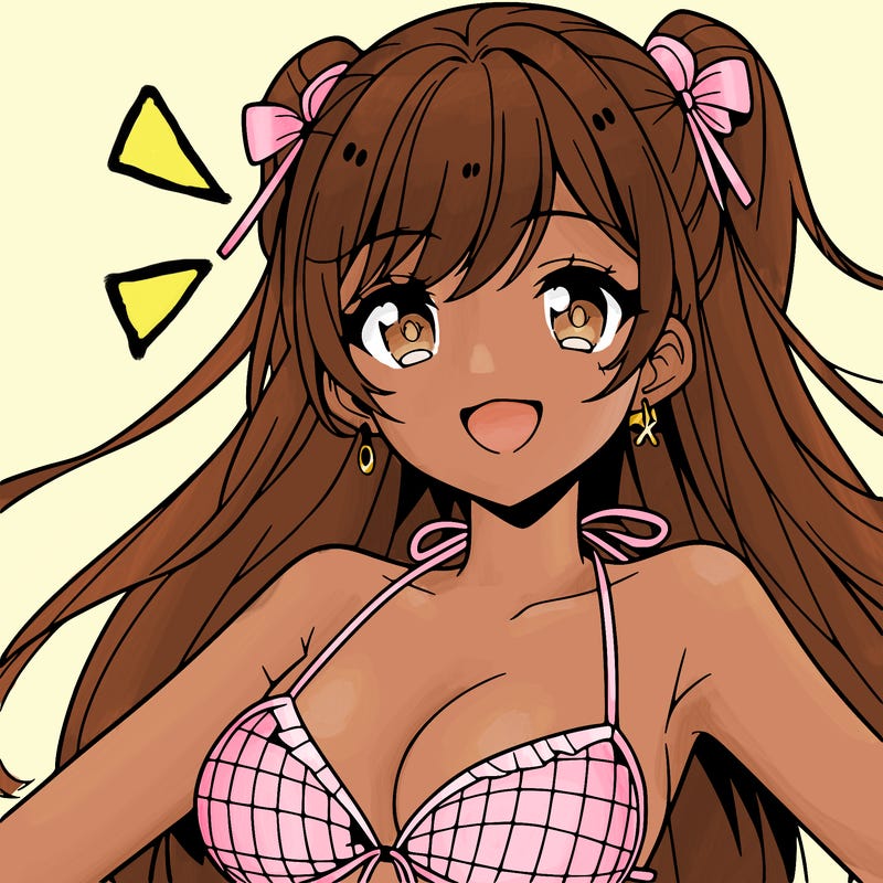 anime girl in bikini