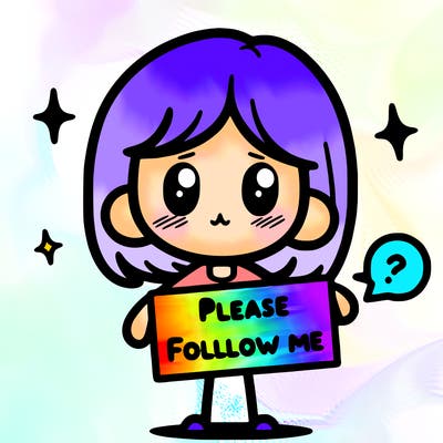 please follow me