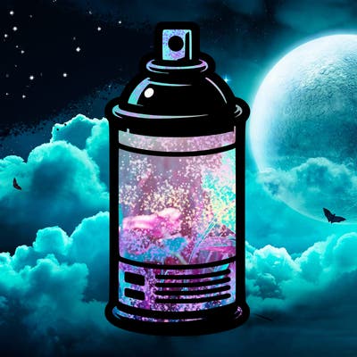 spray paint bottle