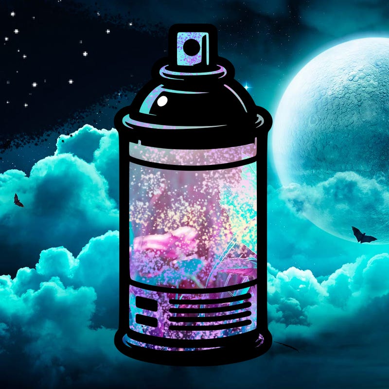 spray paint bottle