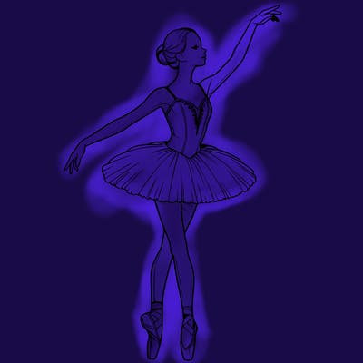 realistic ballerina
