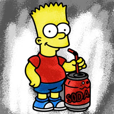 simpson with soda