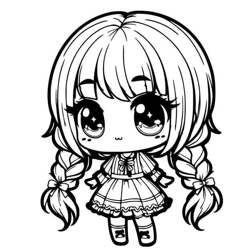 chibi doll girl