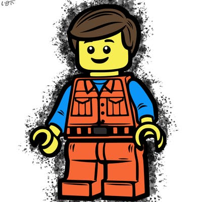 a lego man