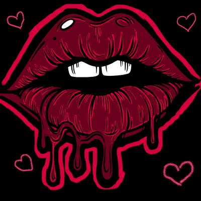 lips that look realistic and drip