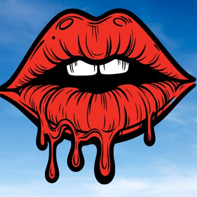 lips that look realistic and drip