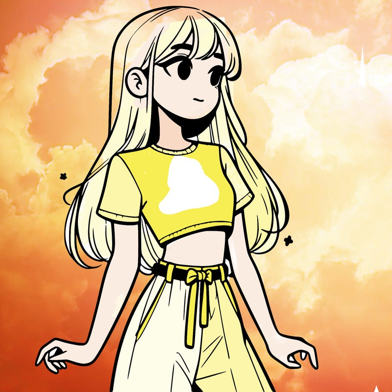 girl in a cute crop top