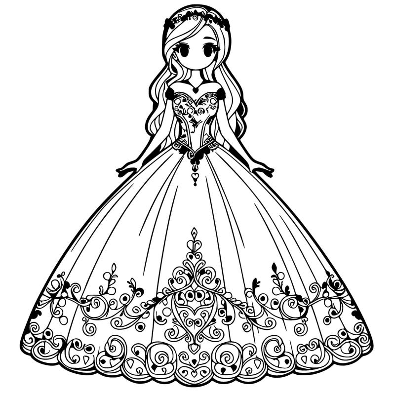 beautiful wedding gown