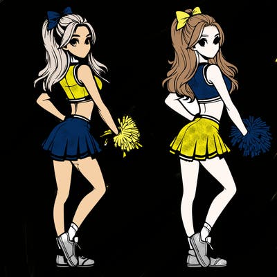 realistic cheerleader