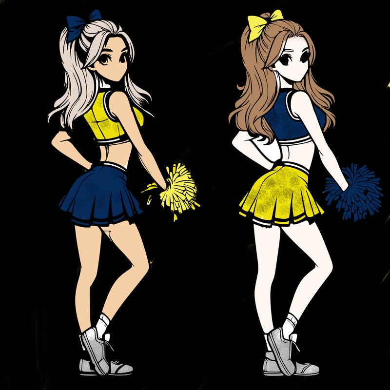 realistic cheerleader