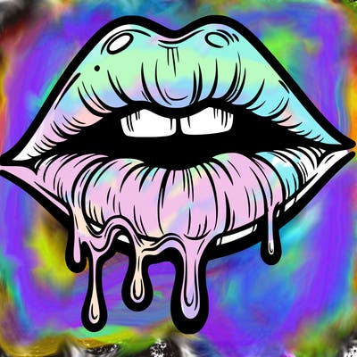 lips that look realistic and drip