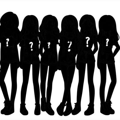 a group of girls wearing crop tops and shorts