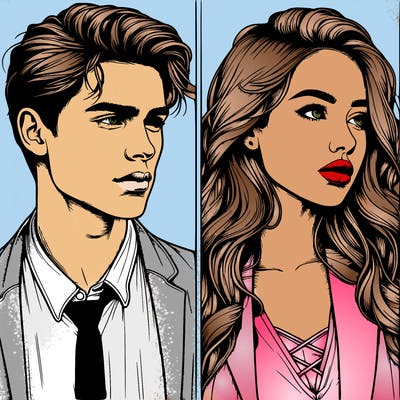 realistic couple